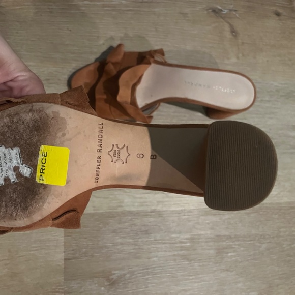 Loeffler Randall Suede Sandals Sz 6 - Picture 3 of 3